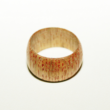 Кольцо "Пламень" из древесины дуба
