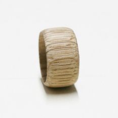 Кольцо "Винтажное" из древесины дуба